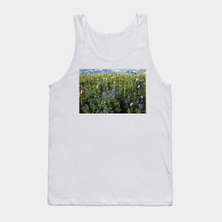 Close Up Of Wildflowers Mount Rainier National Park Tank Top